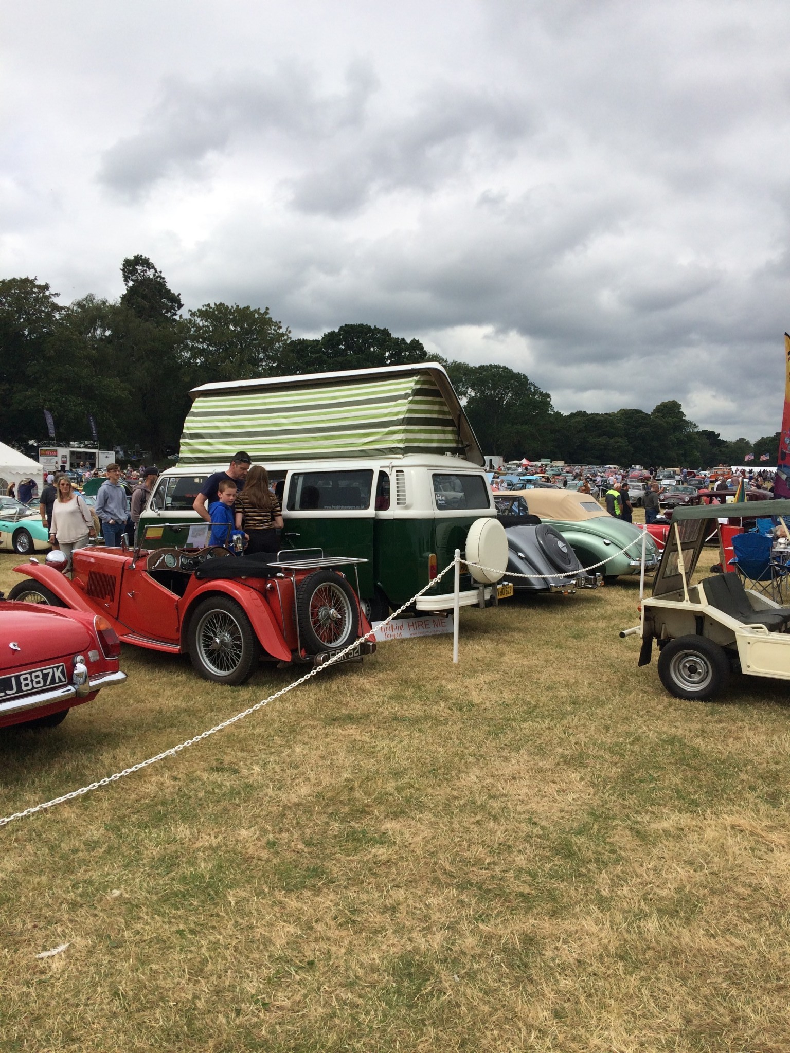 Powderham Car Show 2019 Freebird Campers Vw Camper Hire Holidays