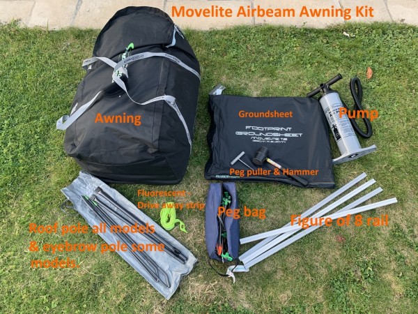 Freebird Air Awning Kit Extra Tents - Hiring a VW Campervan with Freebird Campervans