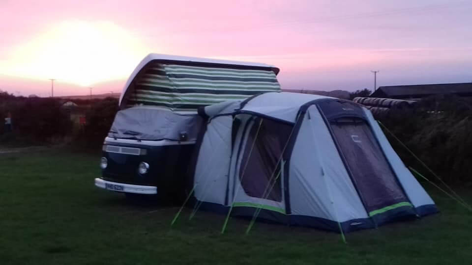 Freebird Campers Monty - all set up for the night