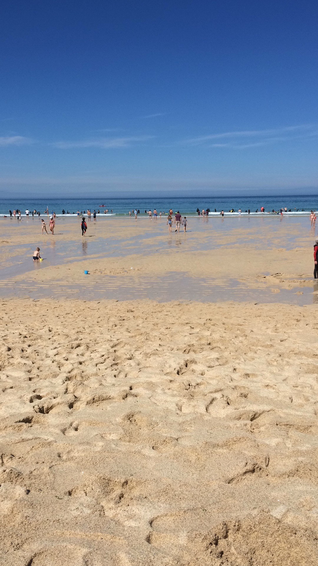Porthmeor Beach St Ives Cornwall Porthmeor Beach St Ives Cornwall in the sunshine