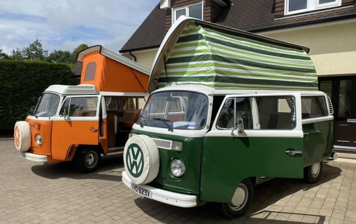 Monty and Bob VW Campervans for hire