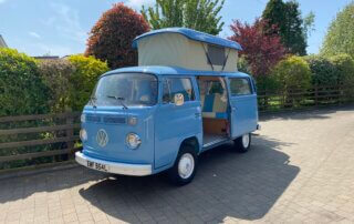 Campo - Classic VW Campervan Hire in Devon - You may recgnise him from CBeebies Grandpa in my Pocket.